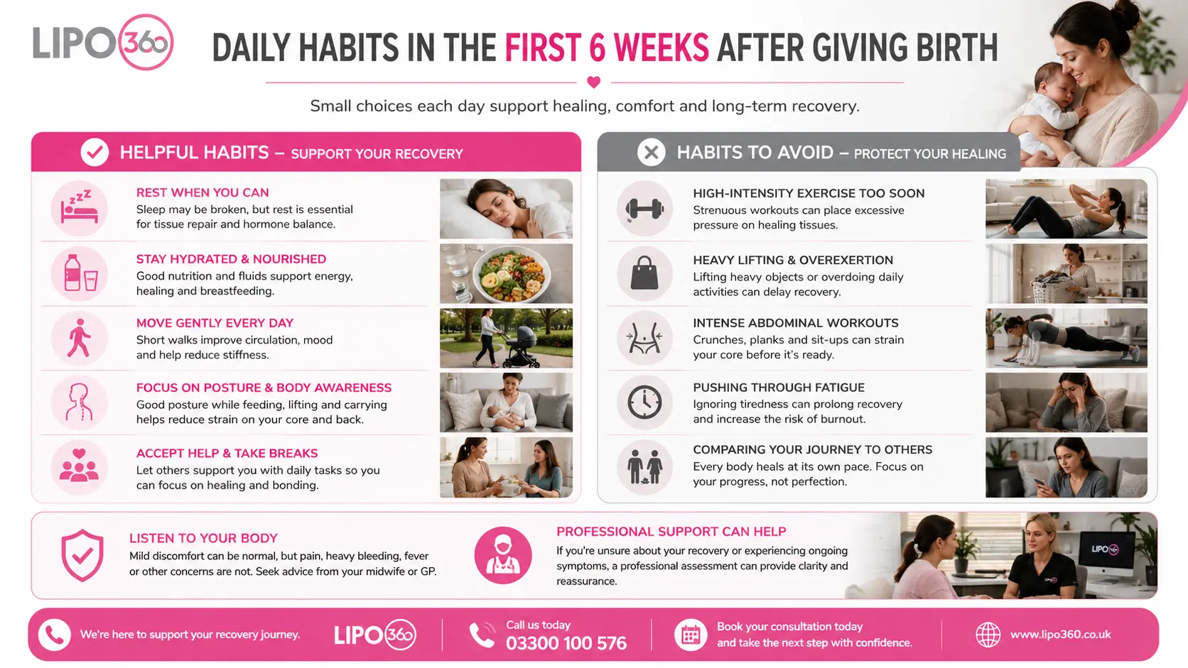 What to Do (and Avoid) in the First 6 Weeks After Giving Birth To Avoid Diastasis Recti 3 First 6 Weeks After Giving Birth To Avoid Diastasis Recti Brentwood : Daily Habits in the First 6 Weeks After Giving Birth